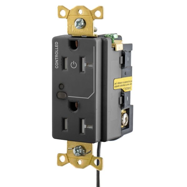 Hubbell Wiring Device-Kellems Automatic Receptacle Control HBL5362LC1BK HBL5362LC1BK
